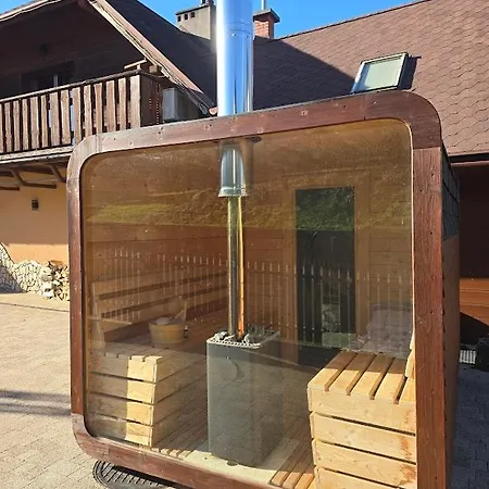 Goscinne Kacper Blisko Gondoli-sauna-jacuzzi-grill-klimatyzacja ホームステイ